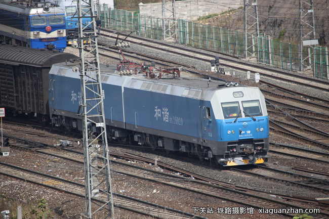 [下关站 和谐电1-6020 hxd1-6020 成局贵段-老曹的铁路摄影馆