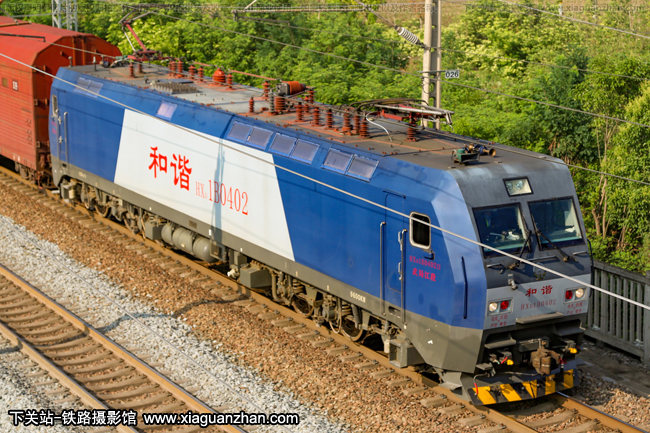 和谐电1b-0402 hxd1b-0402 武局江段