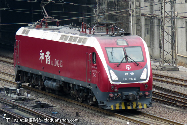 和谐电1d-0243 hxd1d-0243 广铁广段