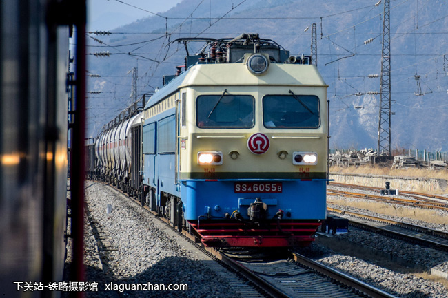 韶山46055ss46055西局新段