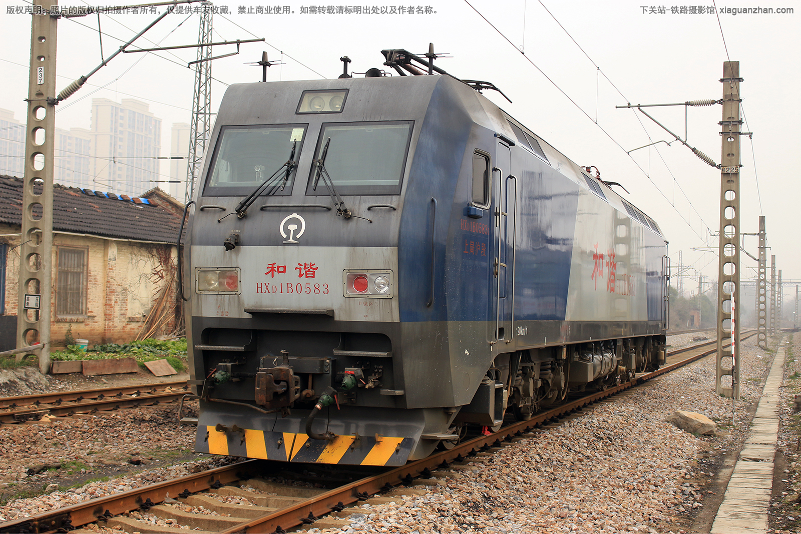 和谐电1B-0583 HXD1B-0583 上局沪段 和谐电1B-0583 HXD1B-0583 上局沪段