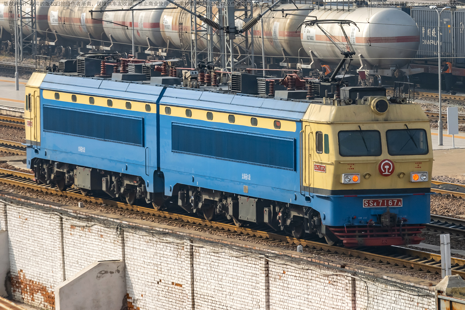 韶山4-7167 SS4-7167 太局太段 韶山4-7167 SS4-7167 太局太段