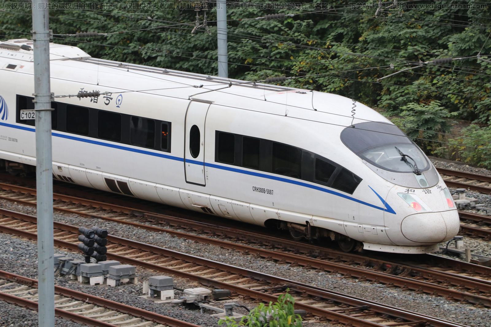 CRH380B-5887 郑局郑州动车段 CRH380B-5887 郑局郑州动车段