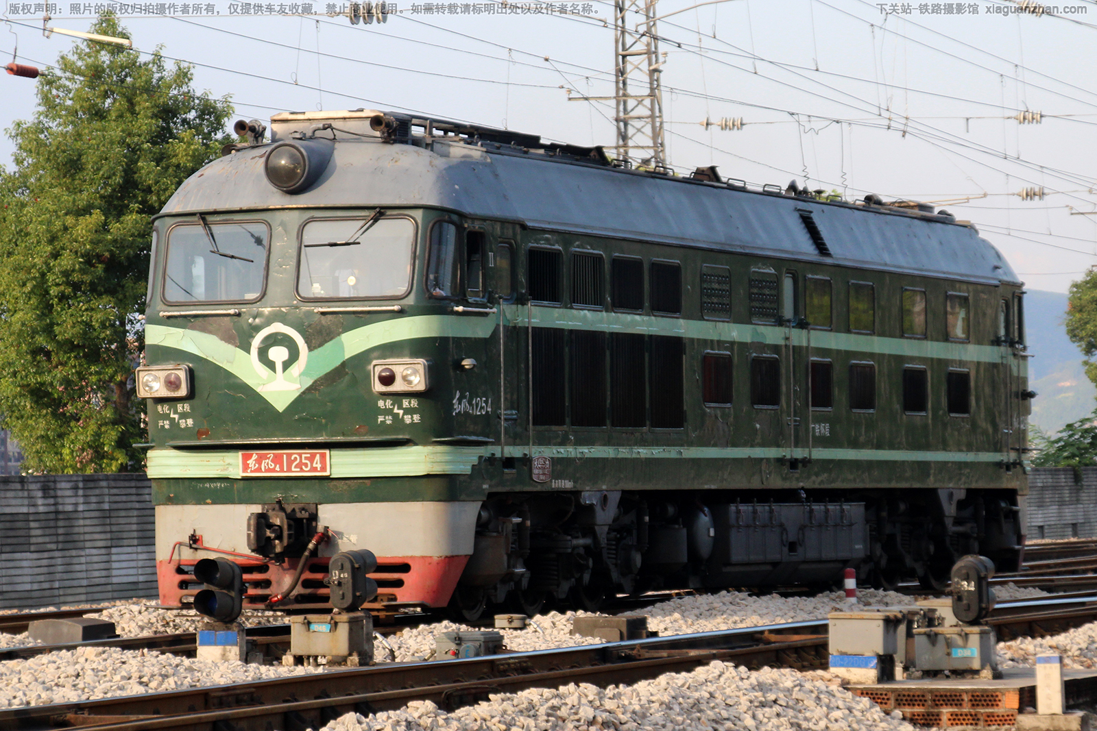 东风4-1254 DF4-1254 广铁怀段 东风4-1254 DF4-1254 广铁怀段