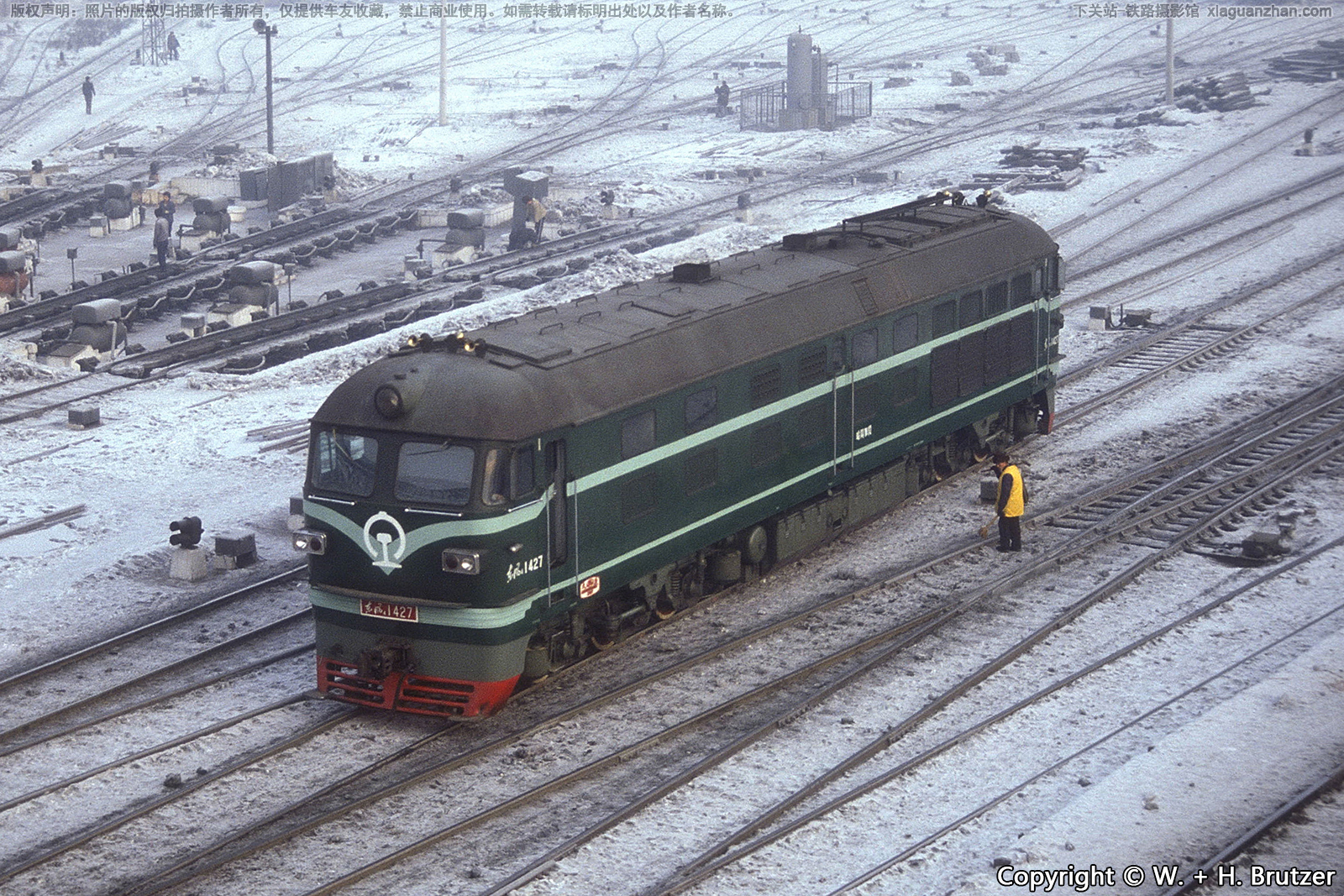 东风4-1427 DF4-1427 哈局绥段 东风4-1427 DF4-1427 哈局绥段