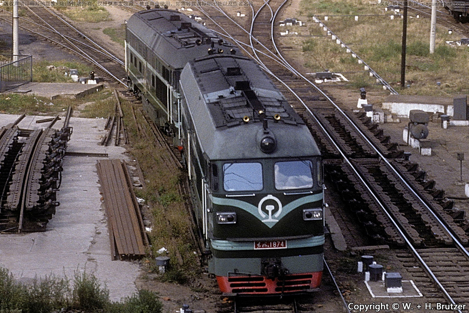 东风4-1874 DF4-1874 哈局哈段 东风4-1874 DF4-1874 哈局哈段