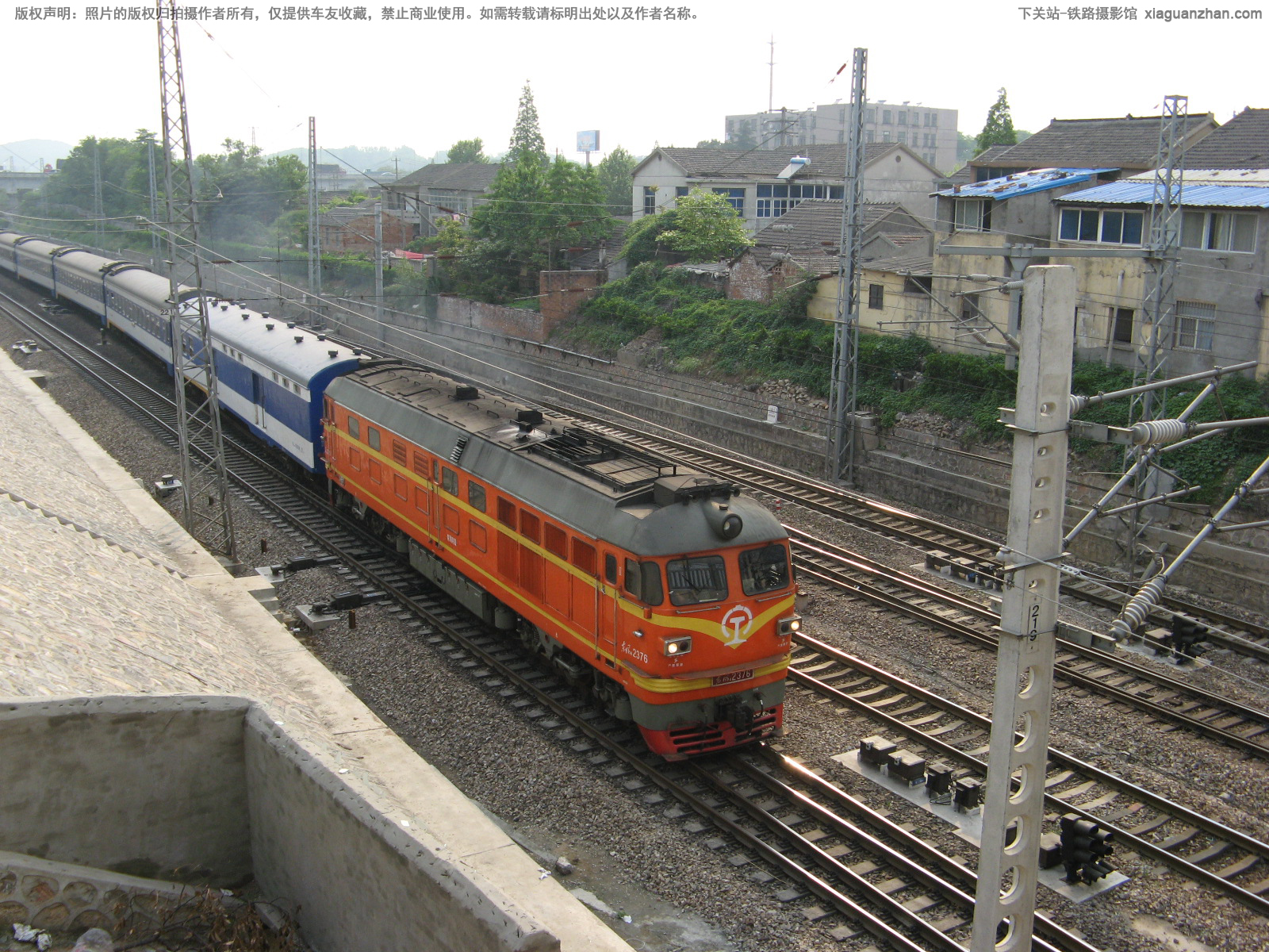 东风4-2376 DF4-2376 南局鹰段 东风4-2376 DF4-2376 南局鹰段