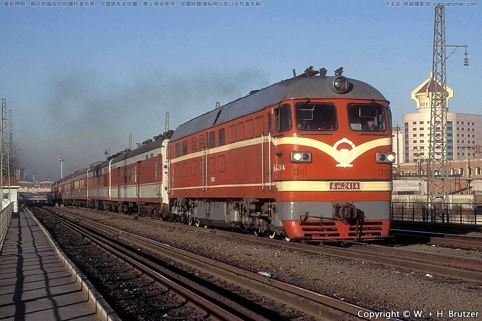 东风4-2414 DF4-2414 京局津段 东风4-2414 DF4-2414 京局津段