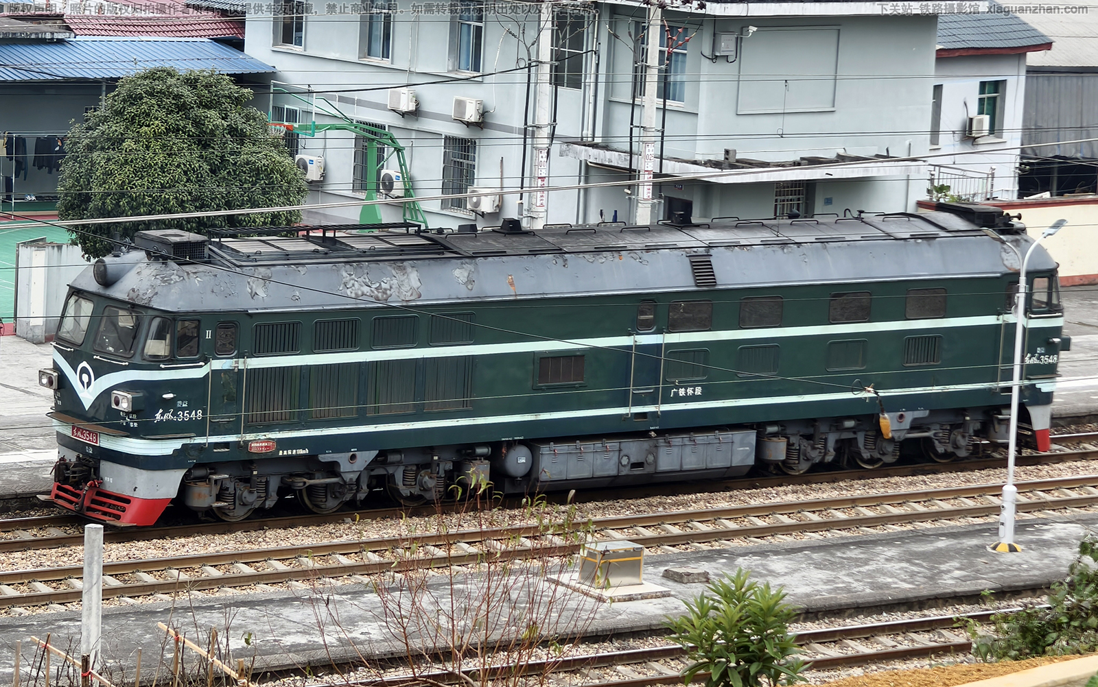 东风4-3548 DF4-3548 广铁怀段 东风4-3548 DF4-3548 广铁怀段