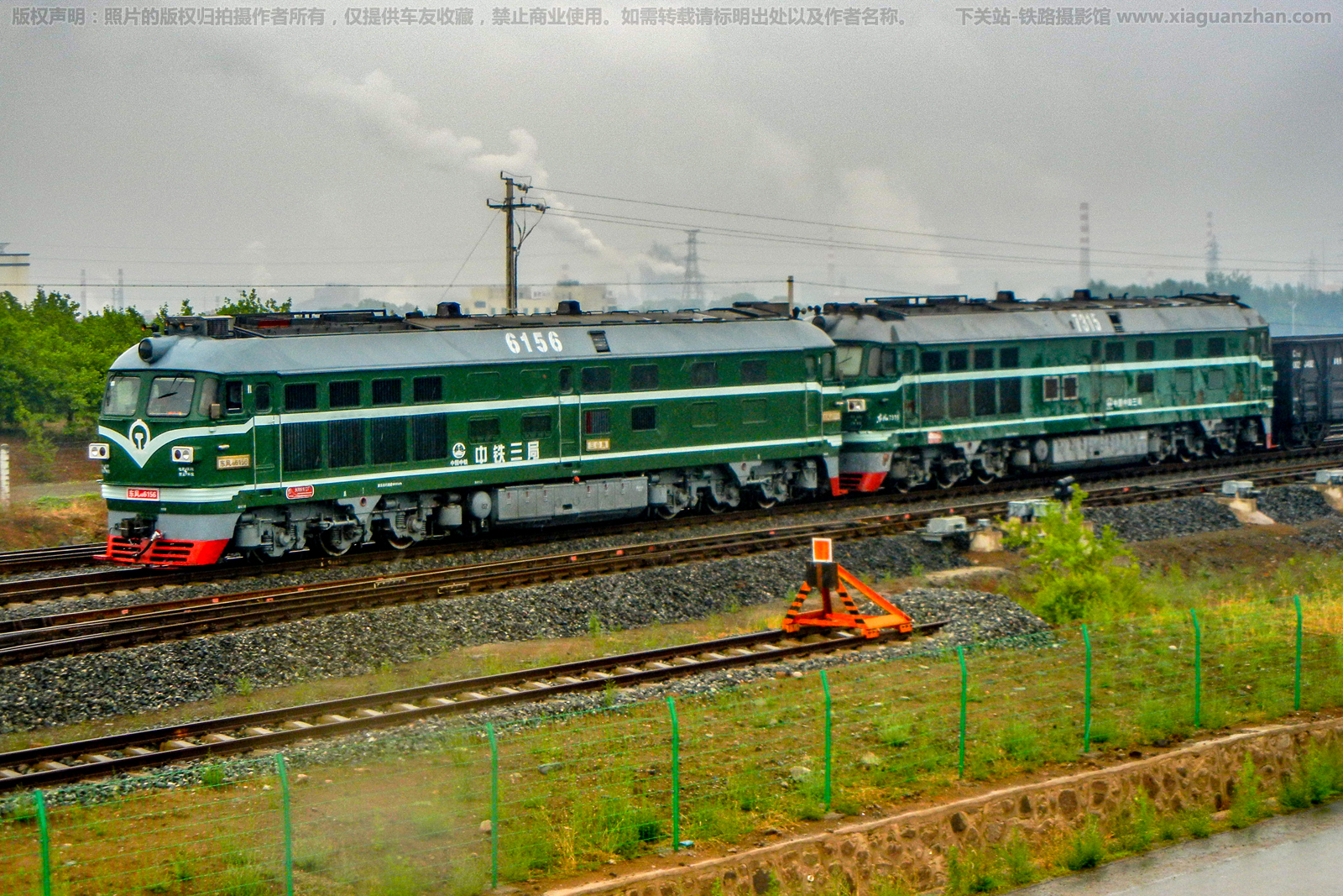 东风4-6156 DF4-6156 中铁三局 东风4-6156 DF4-6156 中铁三局