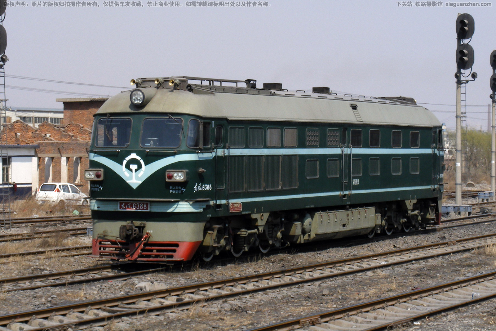 东风4-6388 DF4-6388 京局唐段 东风4-6388 DF4-6388 京局唐段