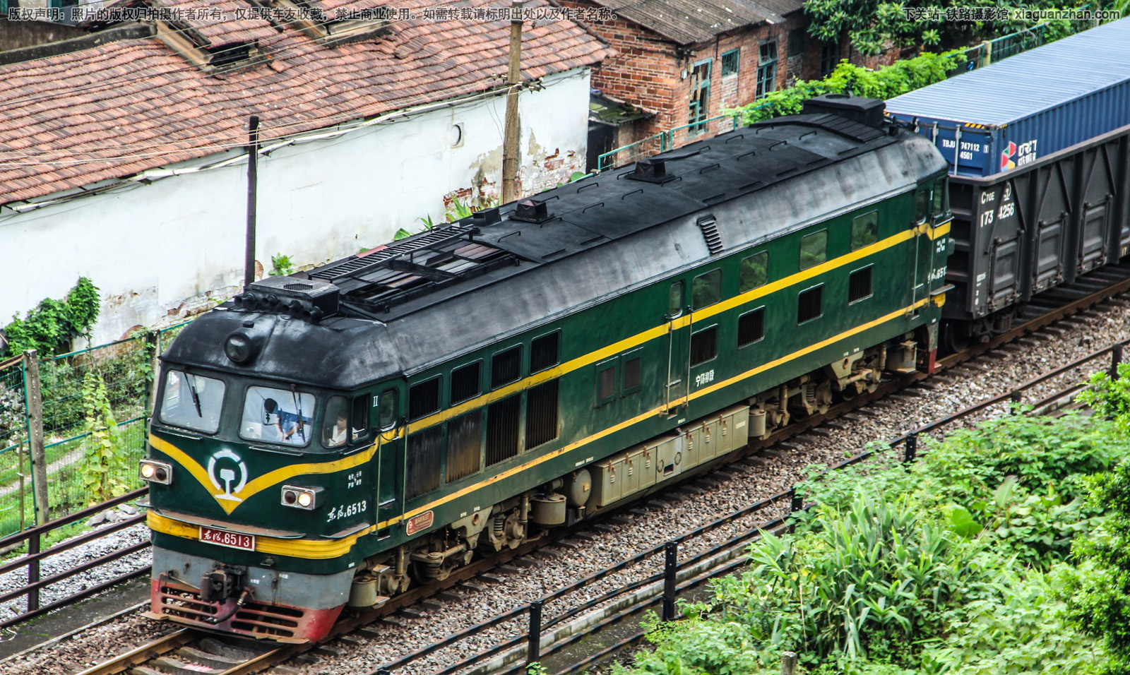 东风4-6513 DF4-6513 宁局柳段 东风4-6513 DF4-6513 宁局柳段