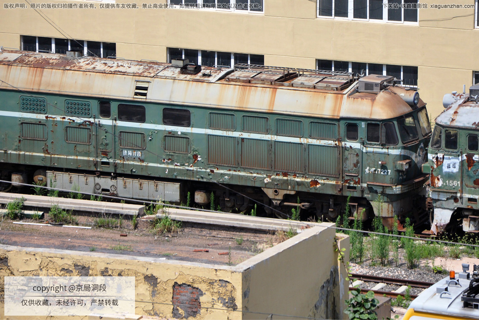 东风4-7227 DF4-7227 济局青段 东风4-7227 DF4-7227 济局青段