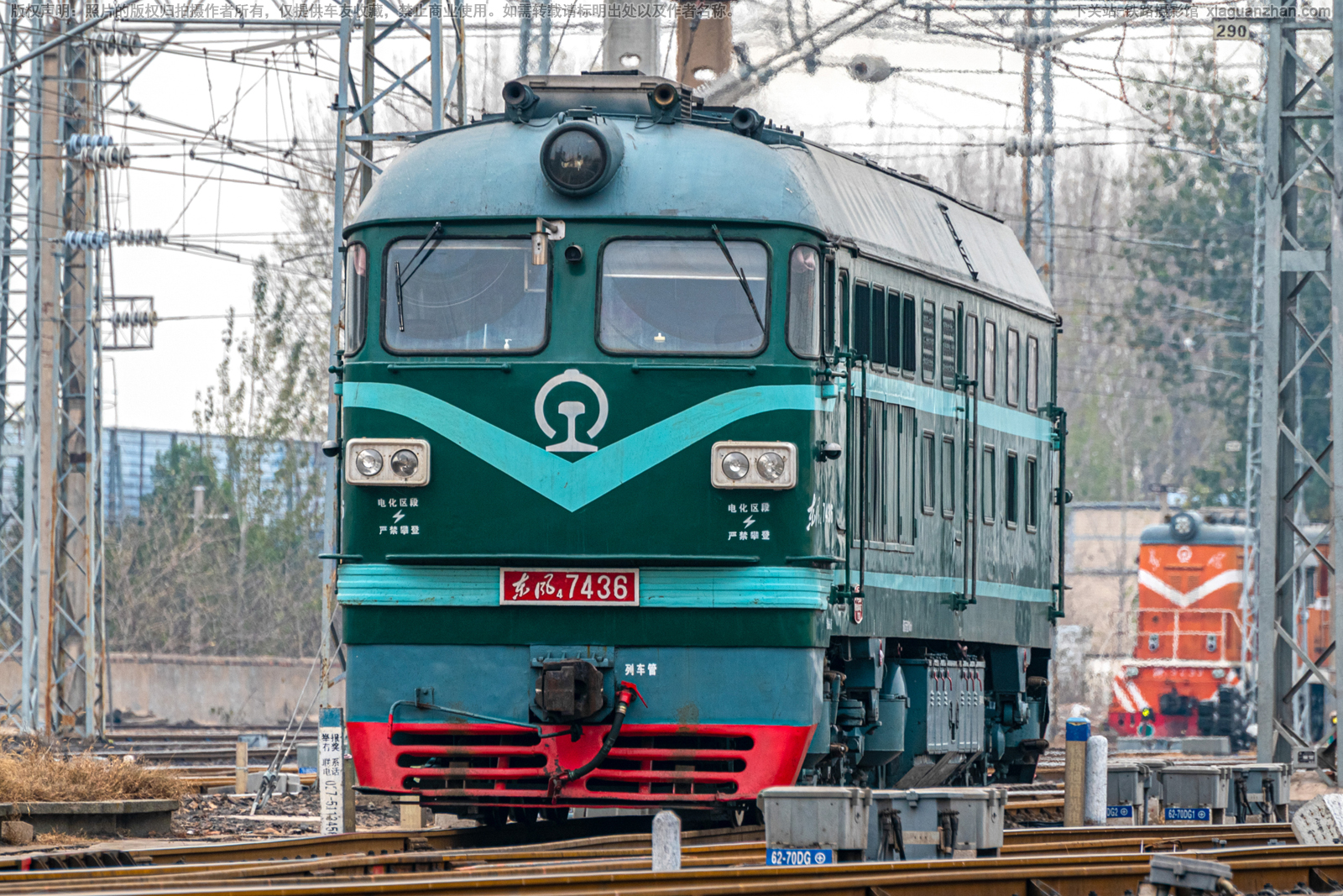 东风4-7436 DF4-7436 平禹铁路 东风4-7436 DF4-7436 平禹铁路