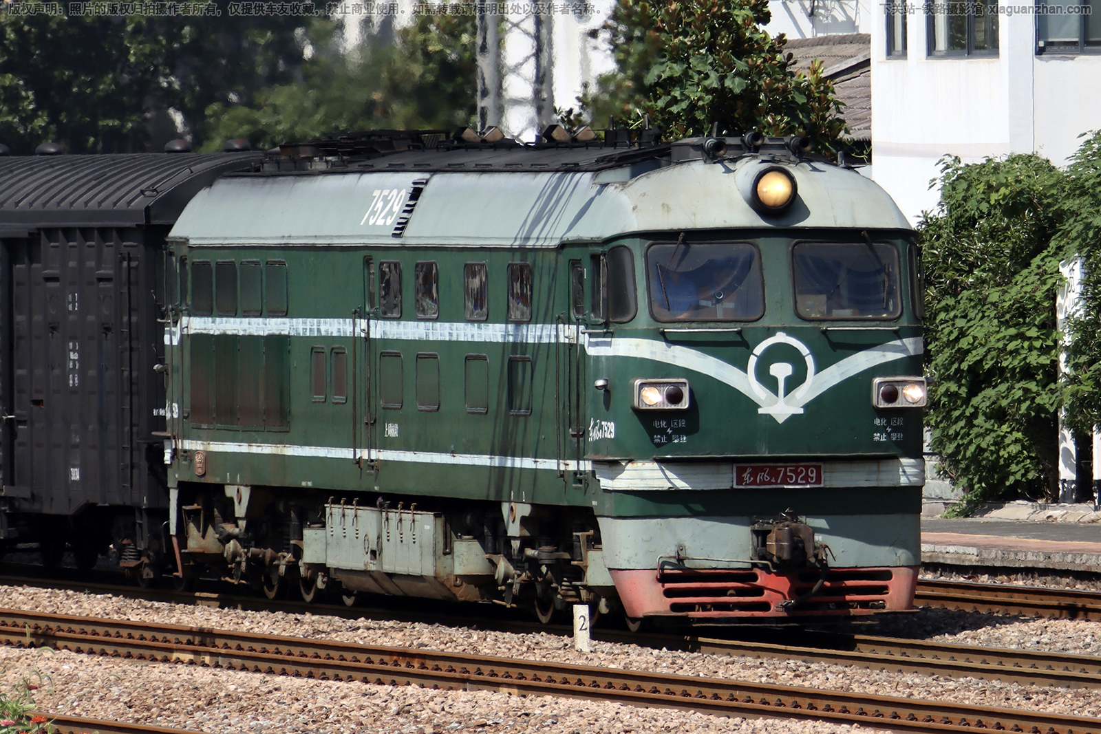 东风4-7529 DF4-7529 上局杭段 东风4-7529 DF4-7529 上局杭段