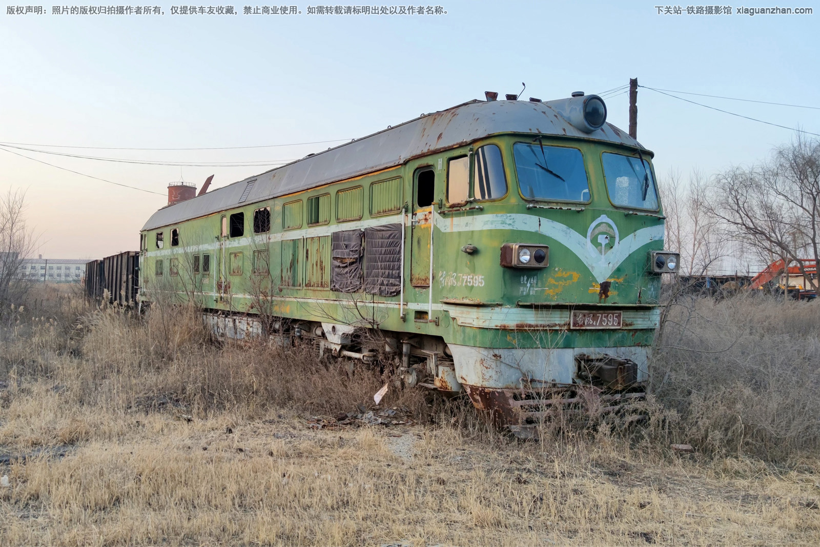 东风4-7595 DF4-7595 海岫铁路 东风4-7595 DF4-7595 海岫铁路