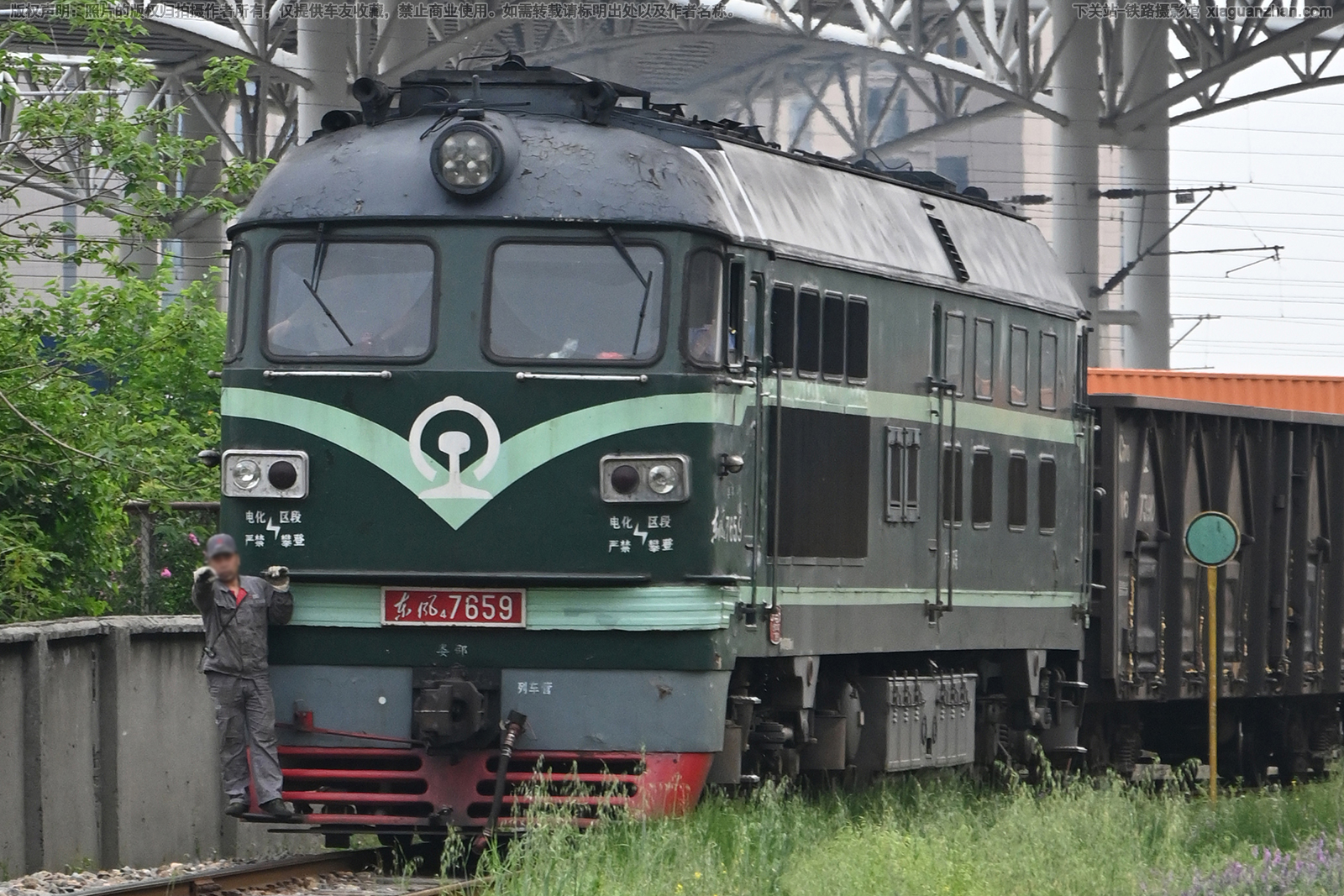 东风4-7659 DF4-7659 广铁怀段 东风4-7659 DF4-7659 广铁怀段