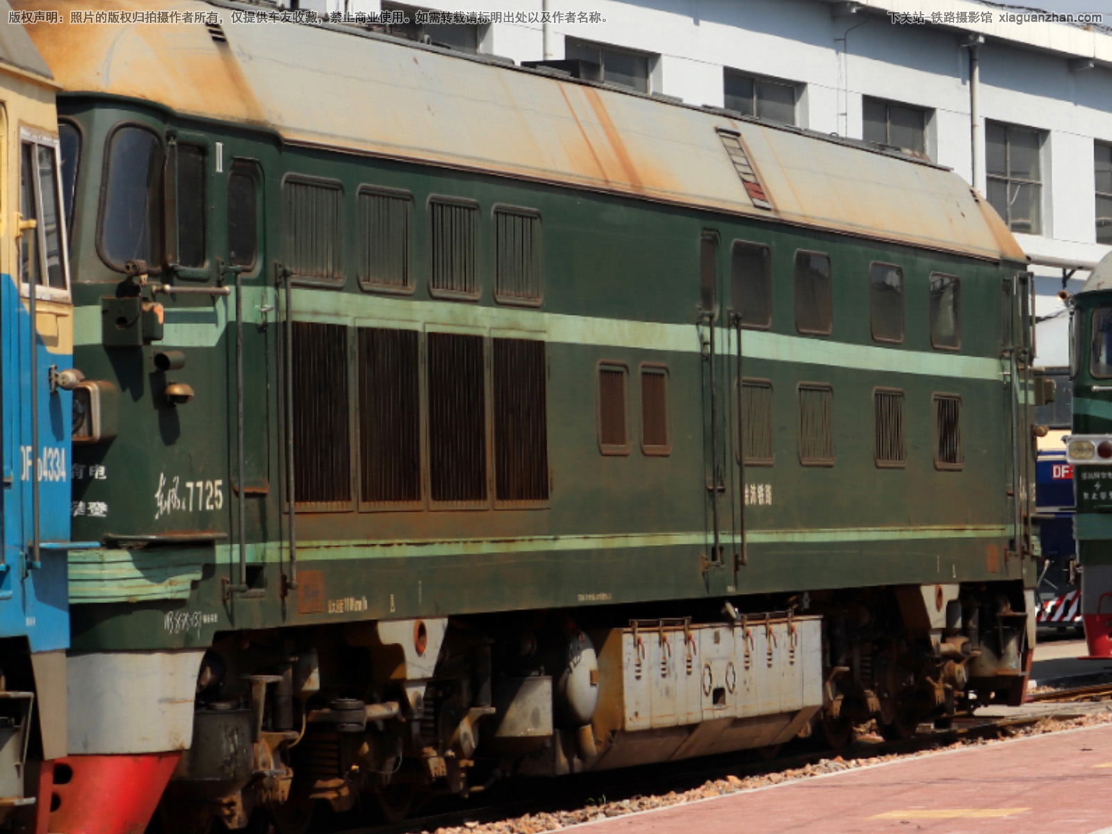 东风4-7725 DF4-7725 徐沛铁路 东风4-7725 DF4-7725 徐沛铁路