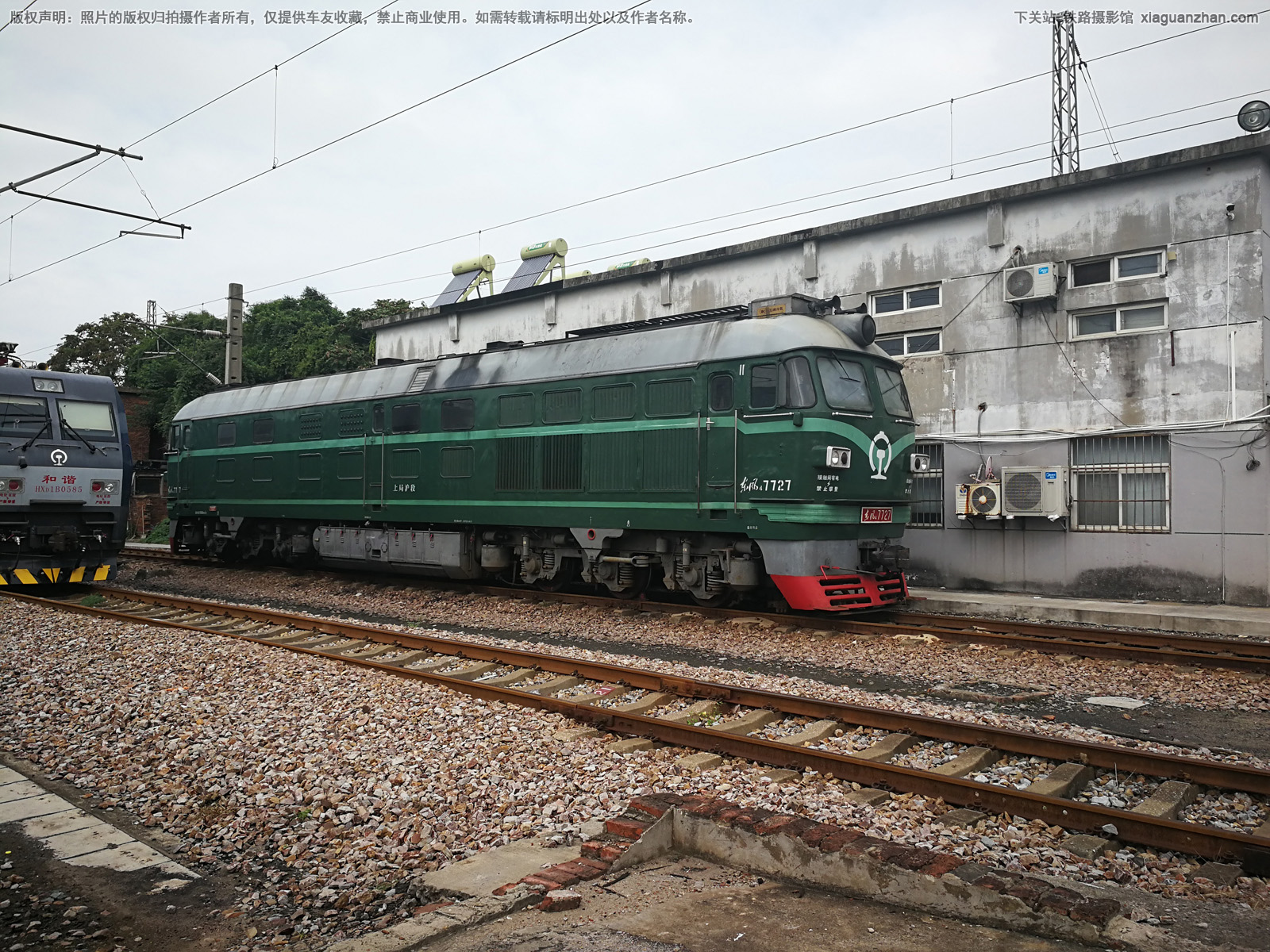 东风4-7727 DF4-7727 上局沪段 原DF4E 东风4-7727 DF4-7727 上局沪段 原DF4E