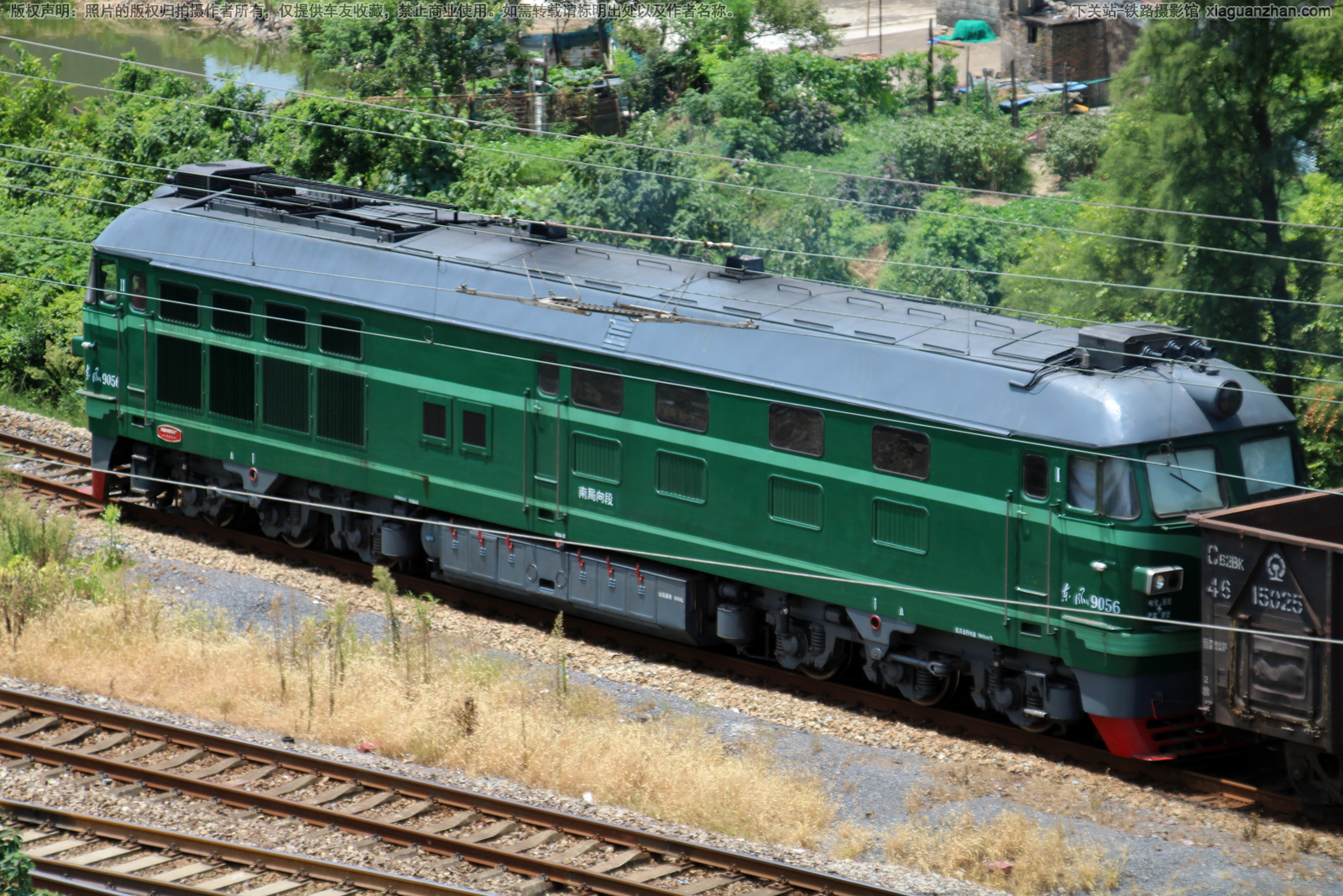 东风4-9056 DF4-9056 南局向段 东风4-9056 DF4-9056 南局向段