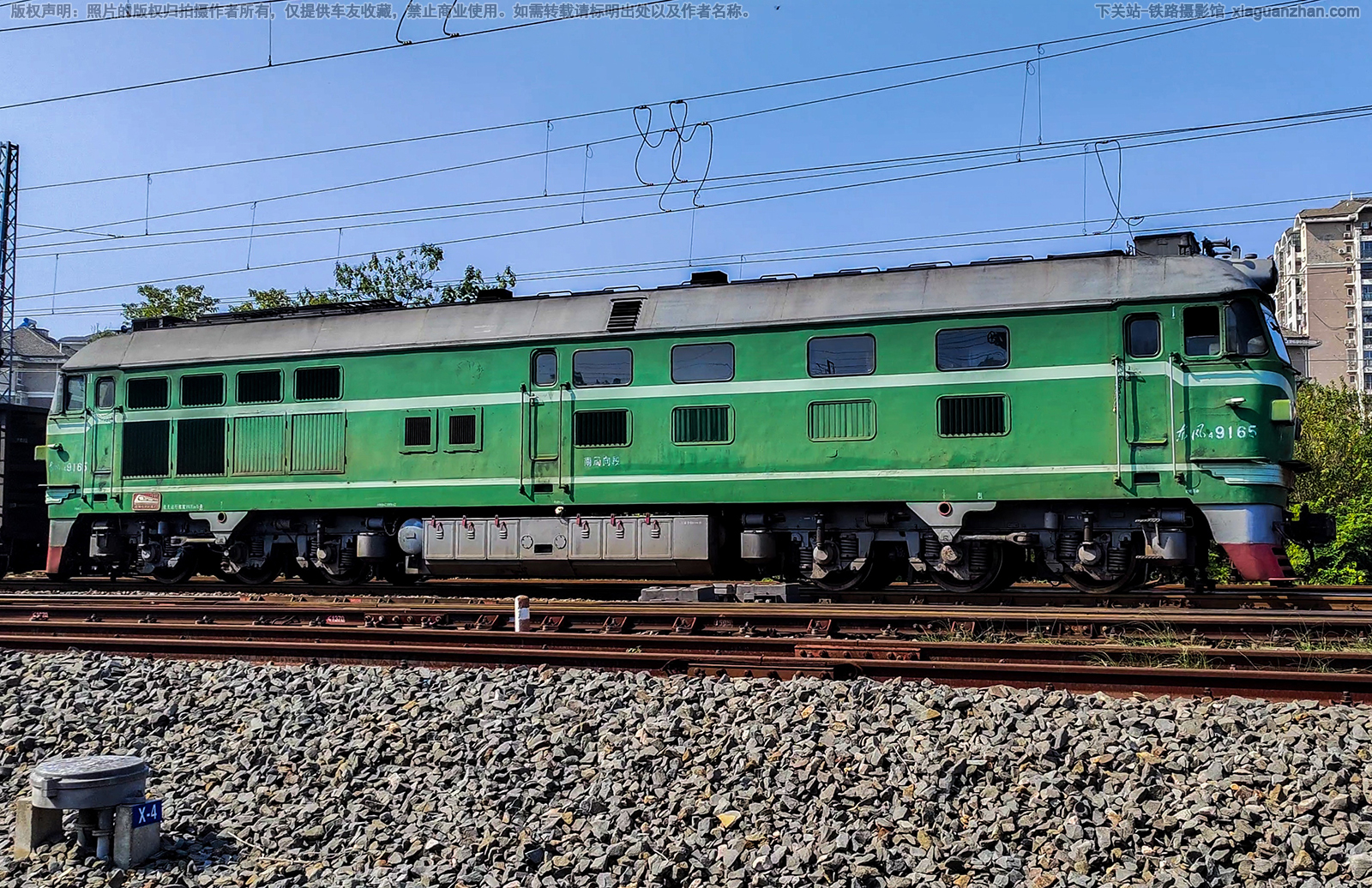 东风4-9165 DF4-9165 南局向段 东风4-9165 DF4-9165 南局向段