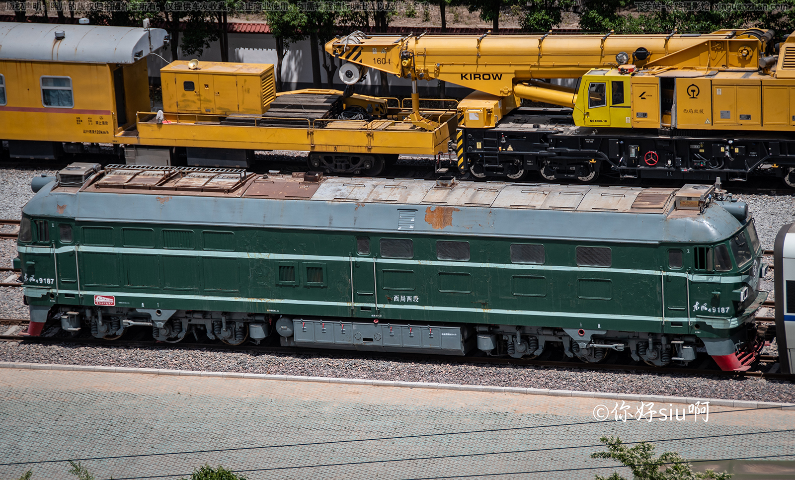 东风4-9187 DF4-9187 西局西段 东风4-9187 DF4-9187 西局西段