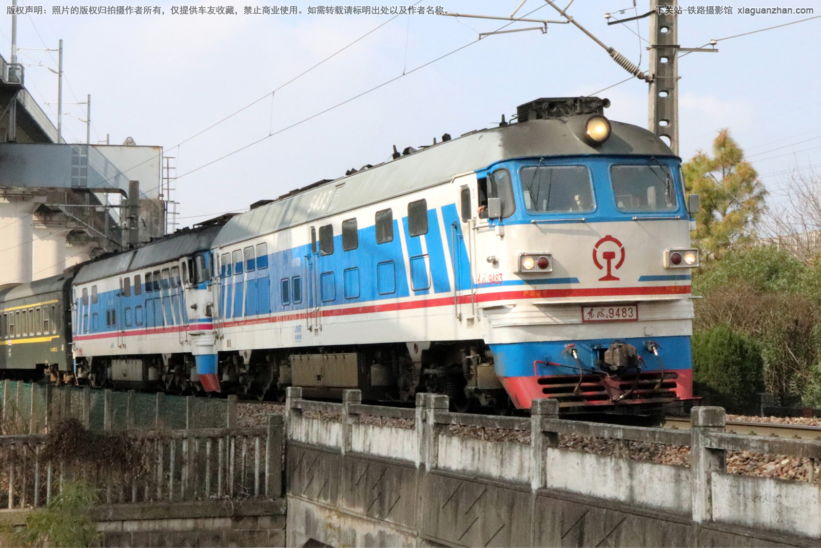 东风4-9483 DF4-9483 金温温段 东风4-9483 DF4-9483 金温温段