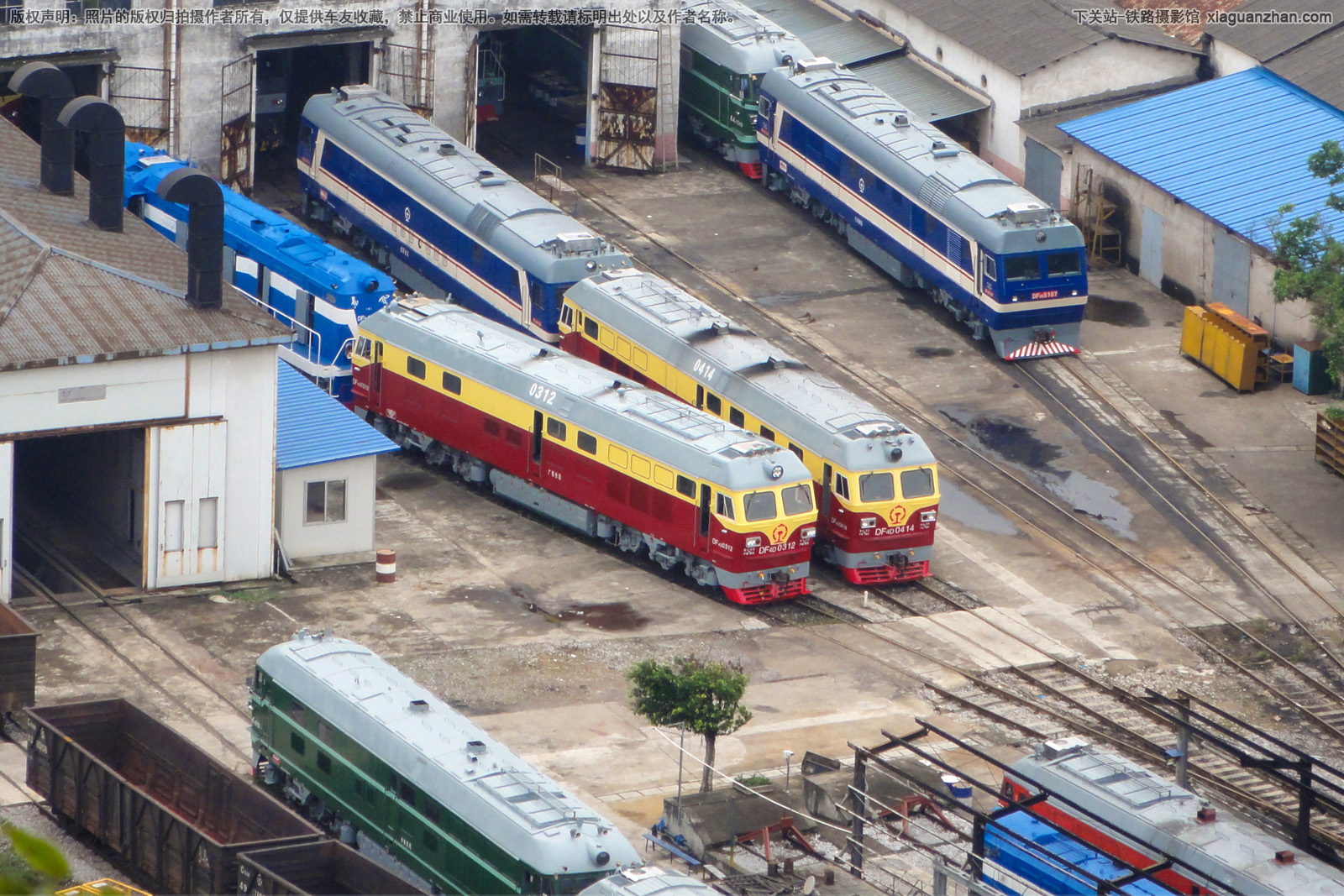 东风4D-0312 DF4D-0312 广铁长段 东风4D-0312 DF4D-0312 广铁长段