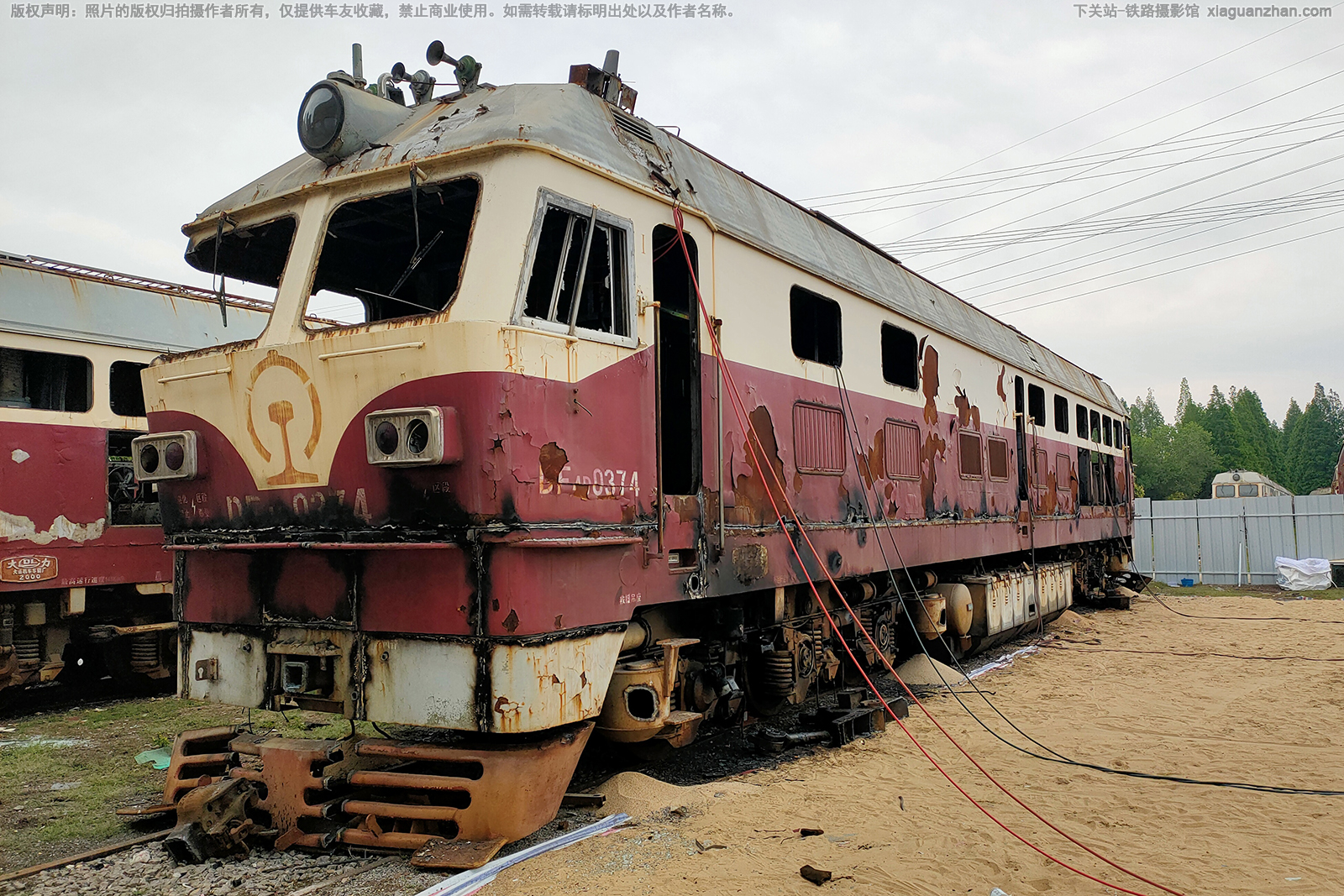 东风4D-0374 DF4D-0374 上局合段 东风4D-0374 DF4D-0374 上局合段