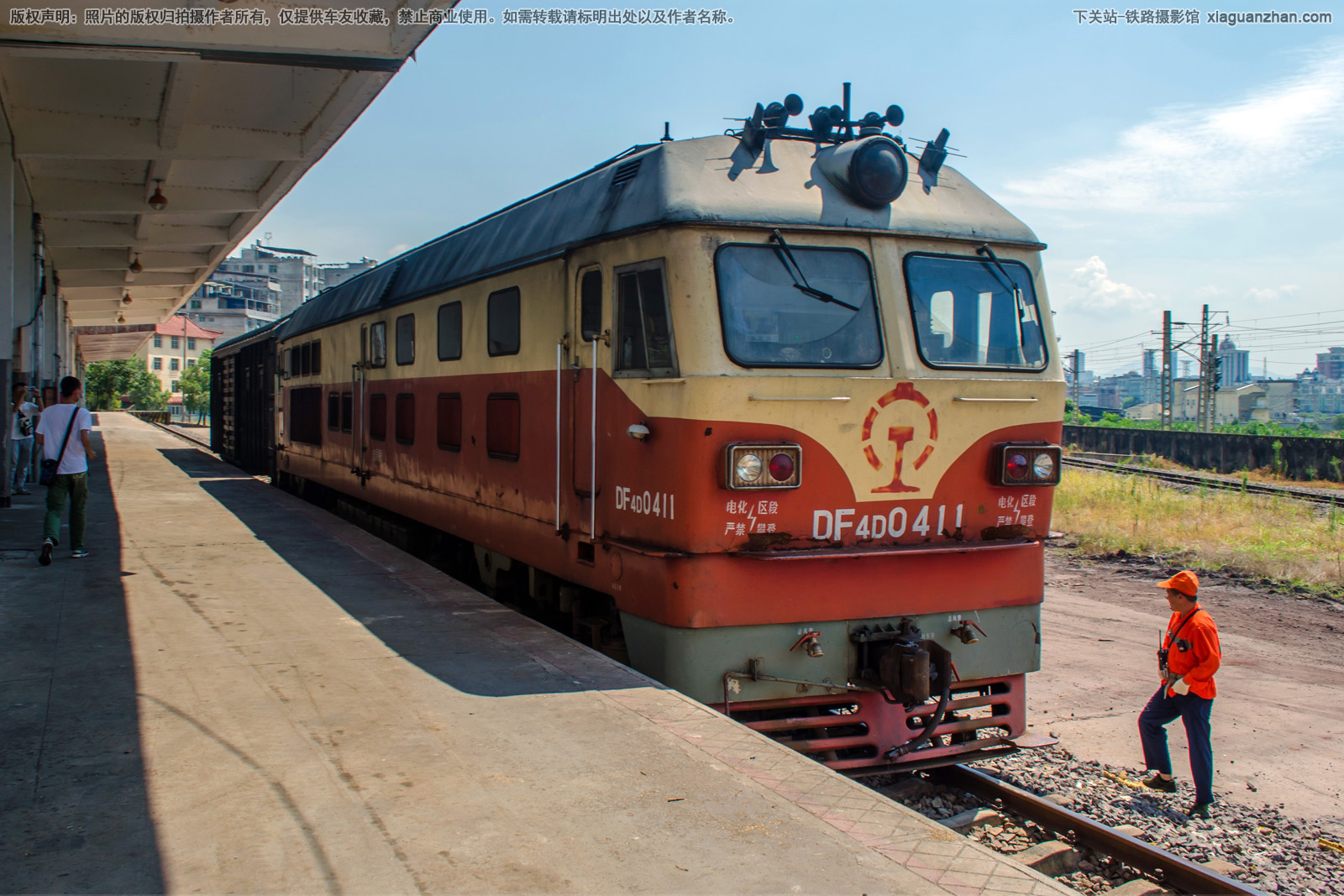 东风4D-0411 DF4D-0411 南局福段 东风4D-0411 DF4D-0411 南局福段