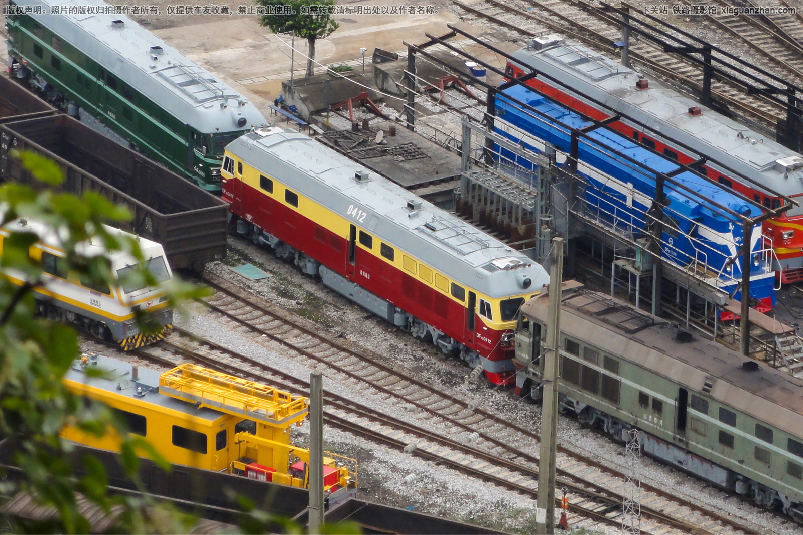 东风4D-0412 DF4D-0412 南局福段 东风4D-0412 DF4D-0412 南局福段