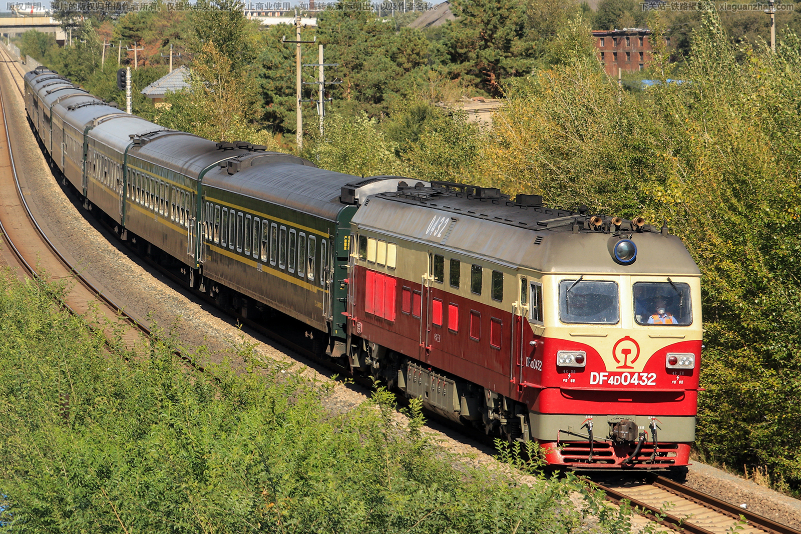 东风4D-0432 DF4D-0432 哈局三段 东风4D-0432 DF4D-0432 哈局三段