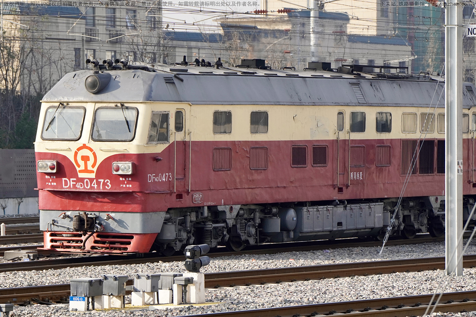 东风4D-0473 DF4D-0473 西局西段 东风4D-0473 DF4D-0473 西局西段