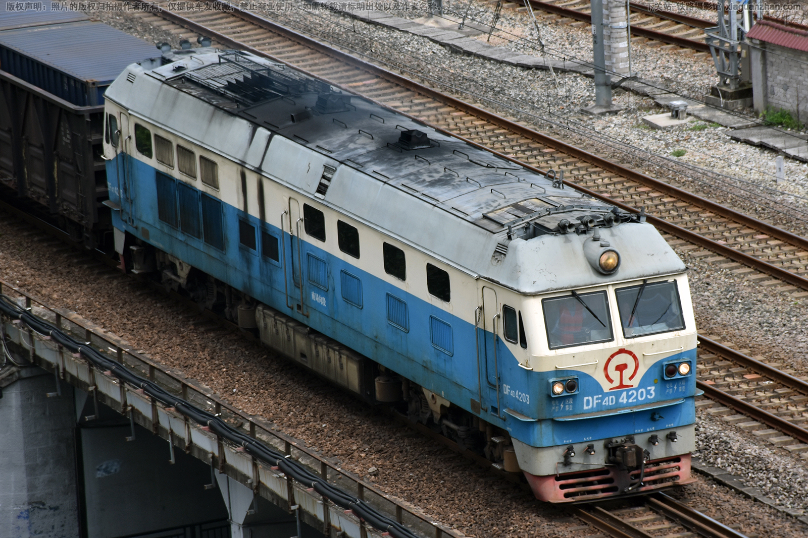 东风4D-4203 DF4D-4203 南局福段 东风4D-4203 DF4D-4203 南局福段