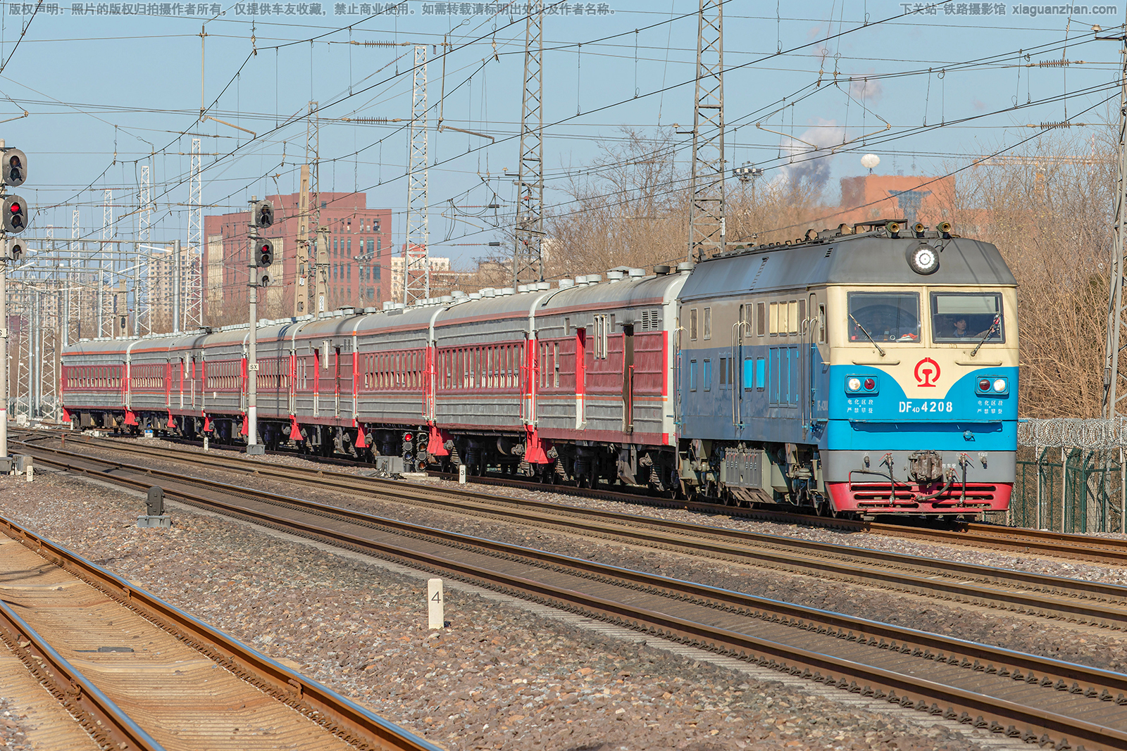 东风4D-4208 DF4D-4208 京局怀段 东风4D-4208 DF4D-4208 京局怀段