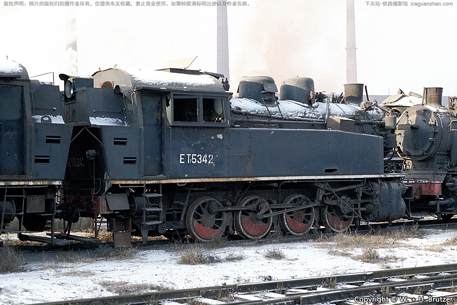 ET7型蒸汽机车 ET7-5342 包钢 ET7型蒸汽机车 ET7-5342 包钢