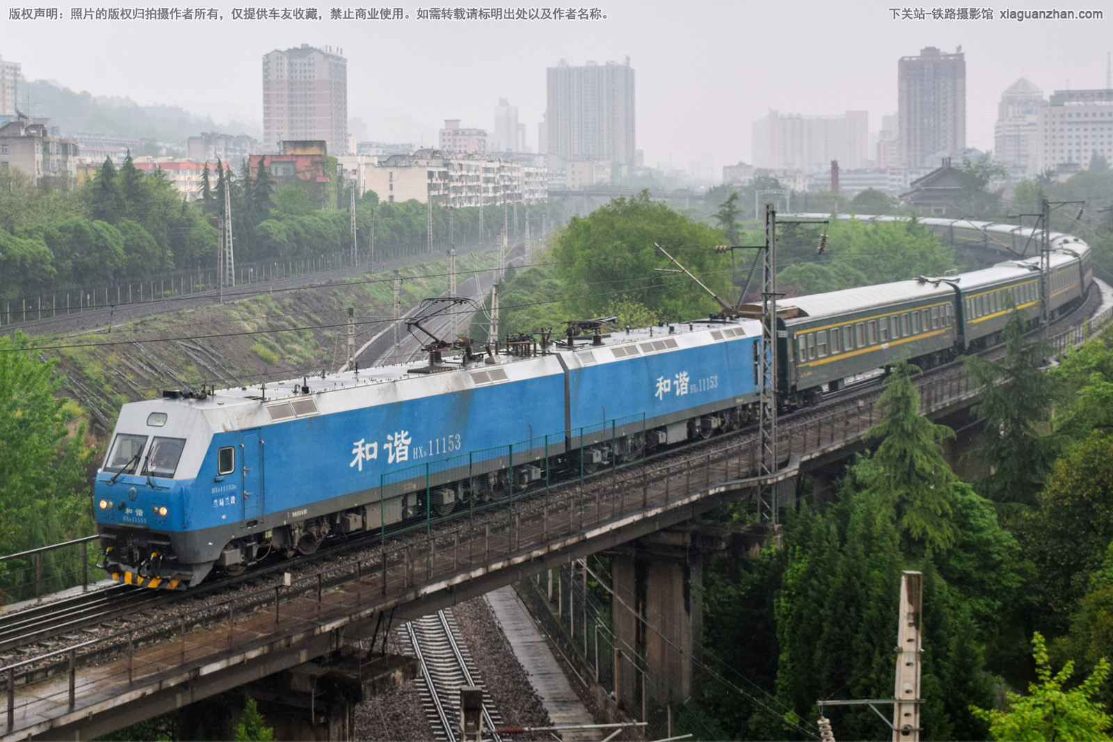 和谐电1-1153 HXD1-1153 兰局兰段 和谐电1-1153 HXD1-1153 兰局兰段