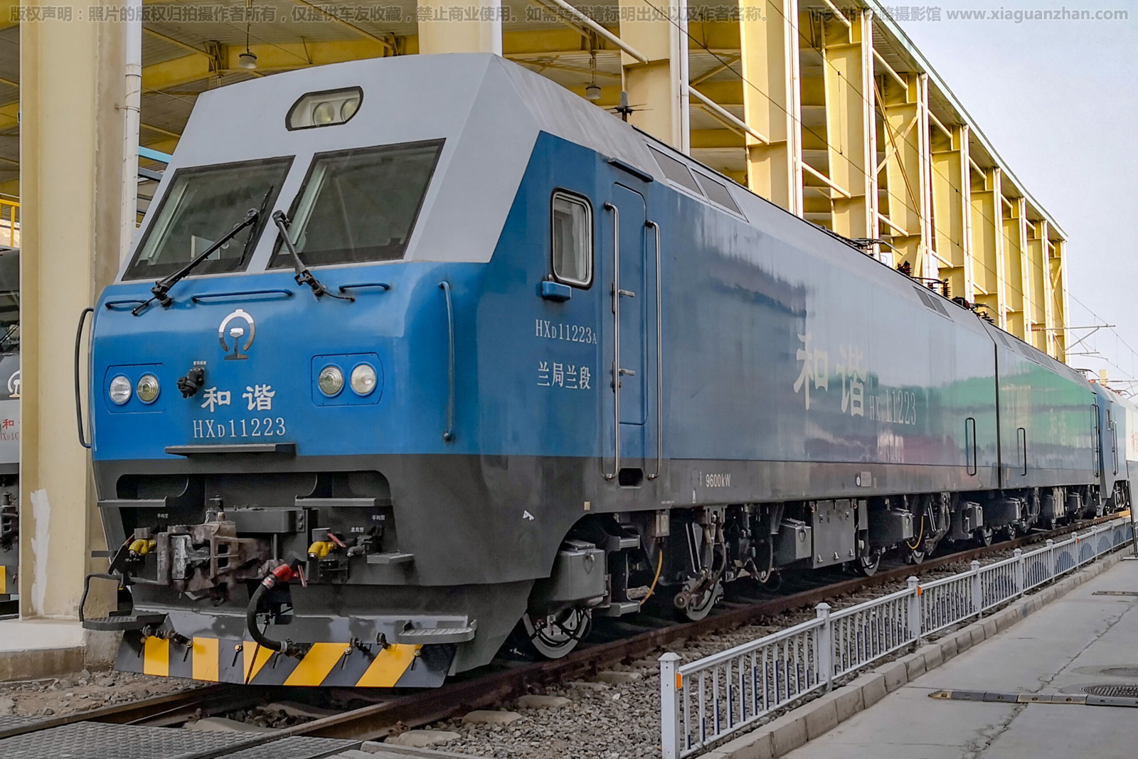 和谐电1-1223 HXD1-1223 兰局兰段 和谐电1-1223 HXD1-1223 兰局兰段