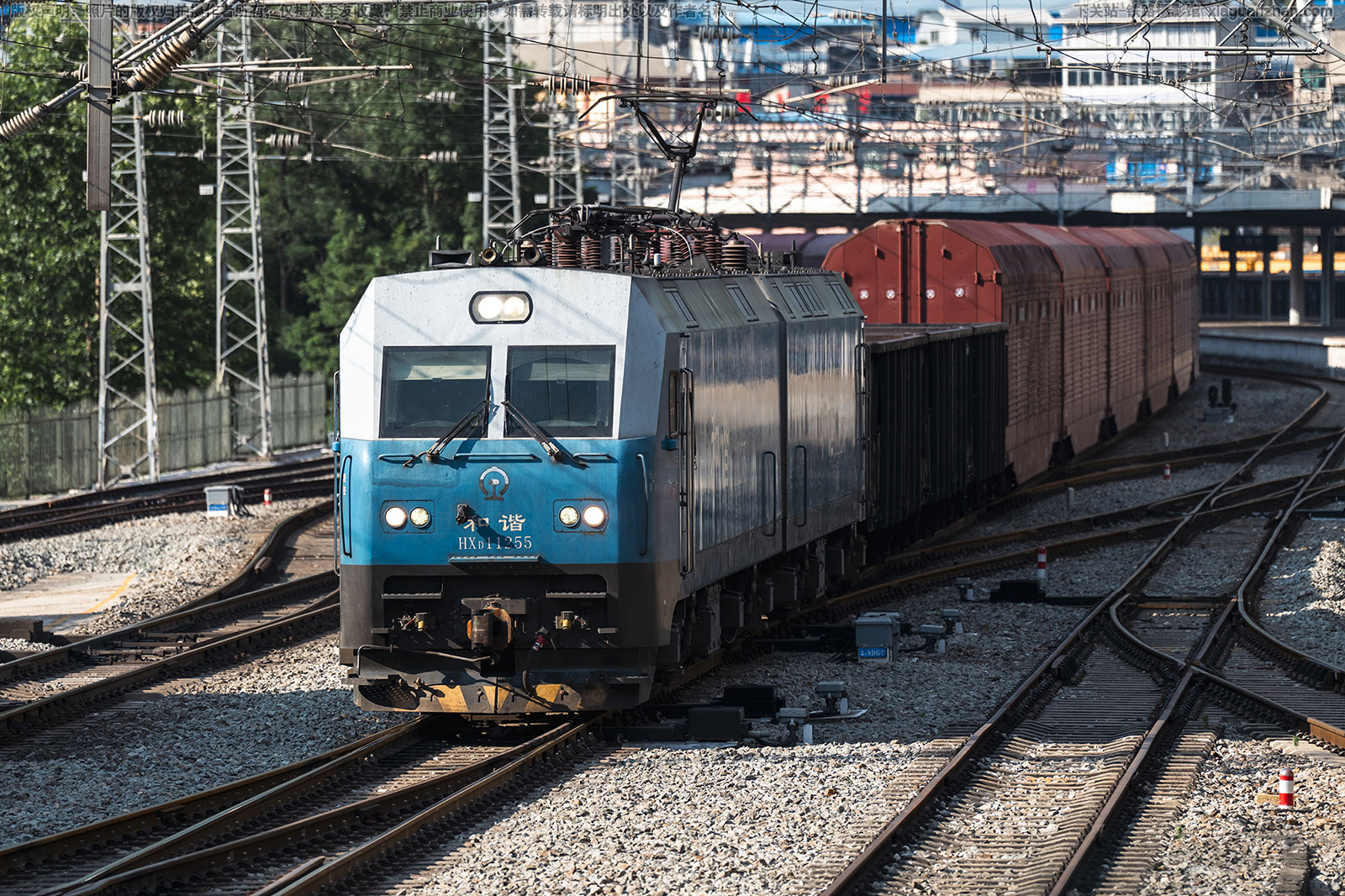 和谐电1-1255 HXD1-1255 武局襄段 和谐电1-1255 HXD1-1255 武局襄段