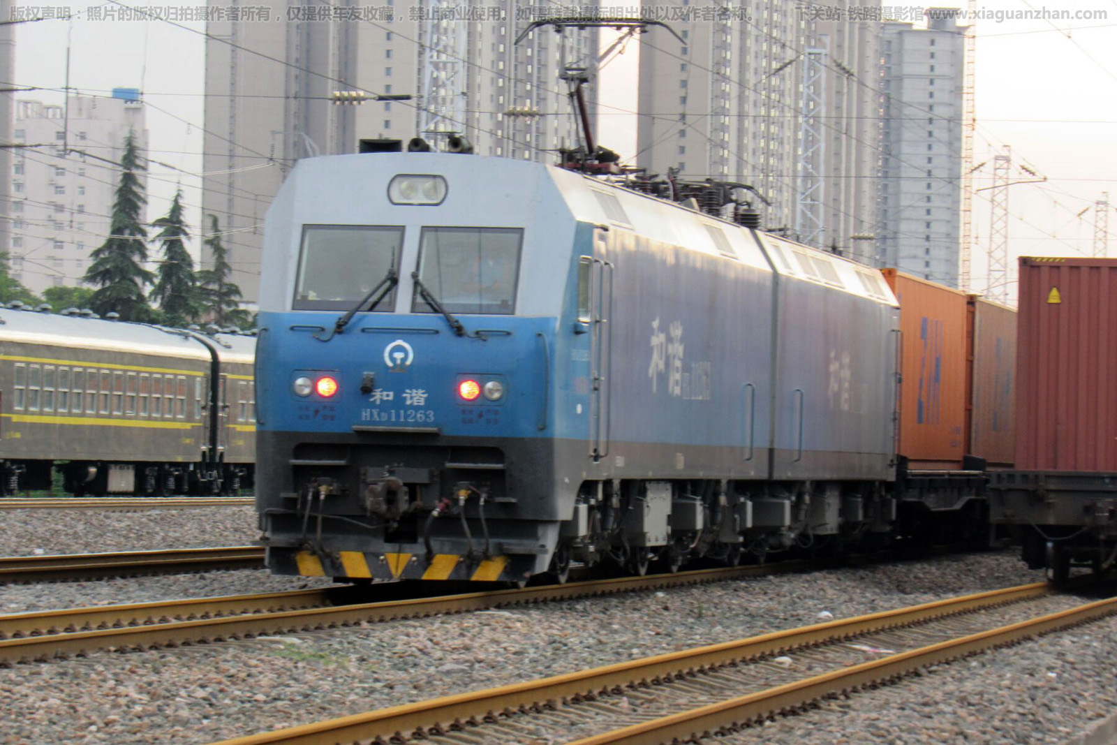 和谐电1-1263 HXD1-1263 兰局兰段 和谐电1-1263 HXD1-1263 兰局兰段