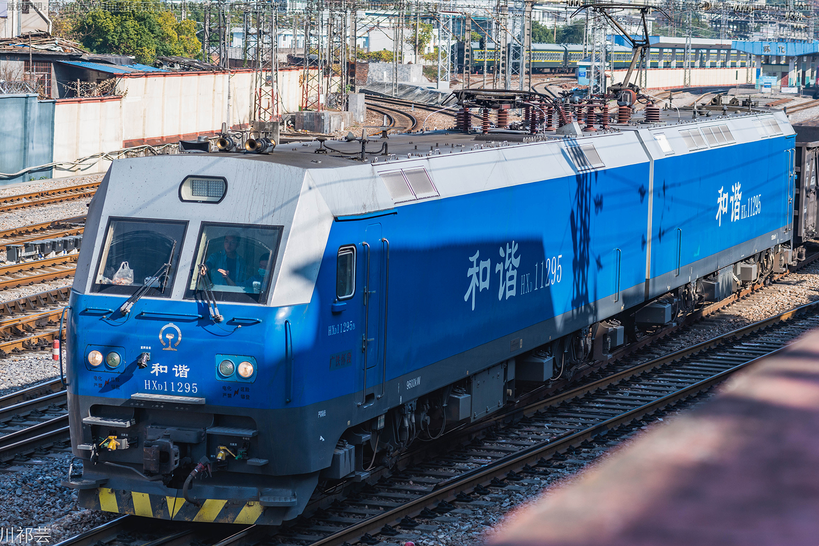 和谐电1-1295 HXD1-1295 广铁坏段 和谐电1-1295 HXD1-1295 广铁坏段