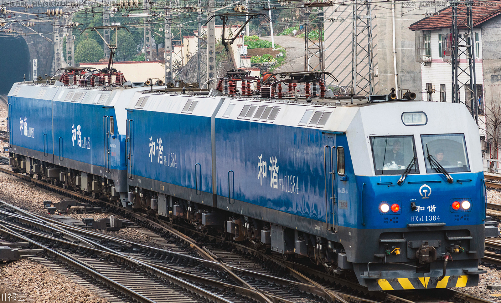 和谐电1-1384 HXD1-1384 广铁怀段 和谐电1-1384 HXD1-1384 广铁怀段