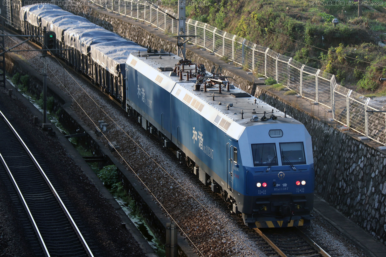 和谐电1-1387 HXD1-1387 广铁怀段 和谐电1-1387 HXD1-1387 广铁怀段