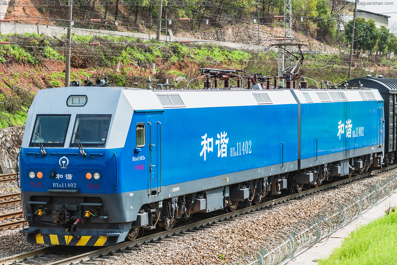 和谐电1-1402 HXD1-1402 广铁怀段 和谐电1-1402 HXD1-1402 广铁怀段