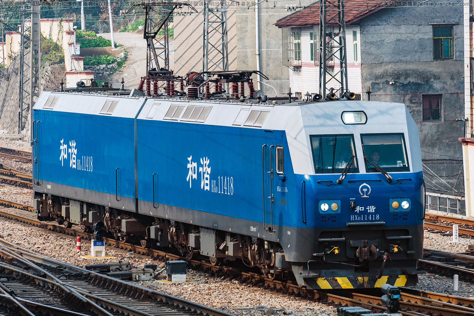 和谐电1-1418 HXD1-1418 广铁怀段 和谐电1-1418 HXD1-1418 广铁怀段