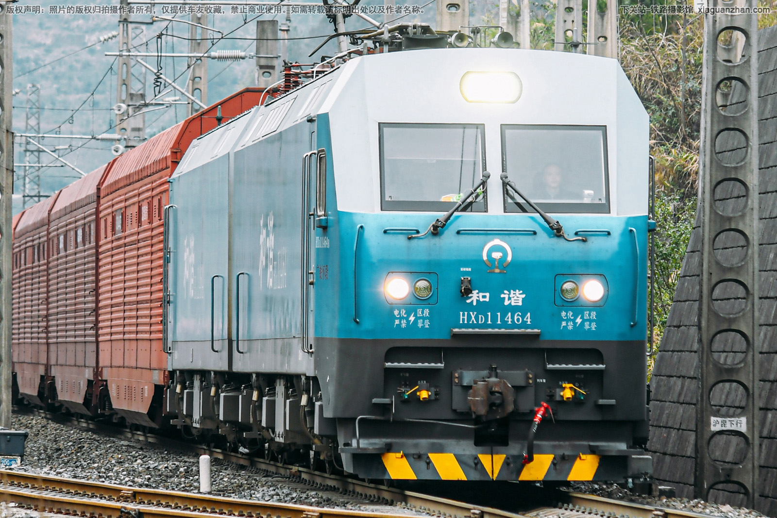 和谐电1-1464 HXD1-1464 广铁怀段 和谐电1-1464 HXD1-1464 广铁怀段
