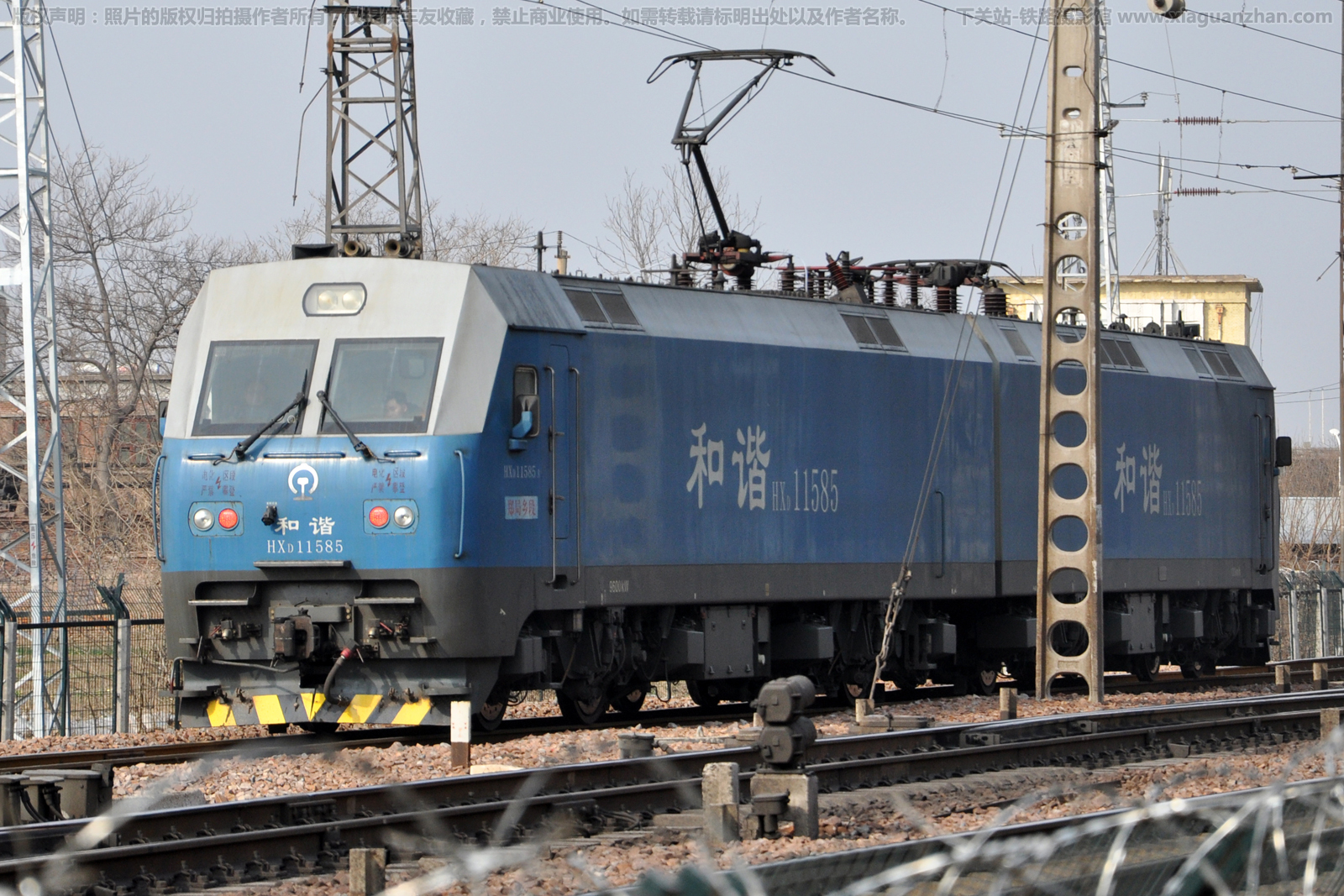 和谐电1-1585 HXD1-1585 郑局乡段 和谐电1-1585 HXD1-1585 郑局乡段