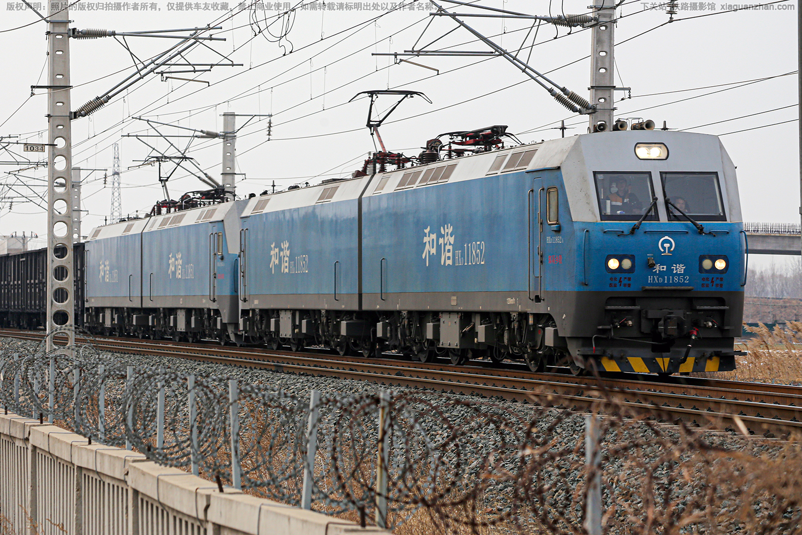 和谐电1-1852 HXD1-1852 郑局乡段 和谐电1-1852 HXD1-1852 郑局乡段