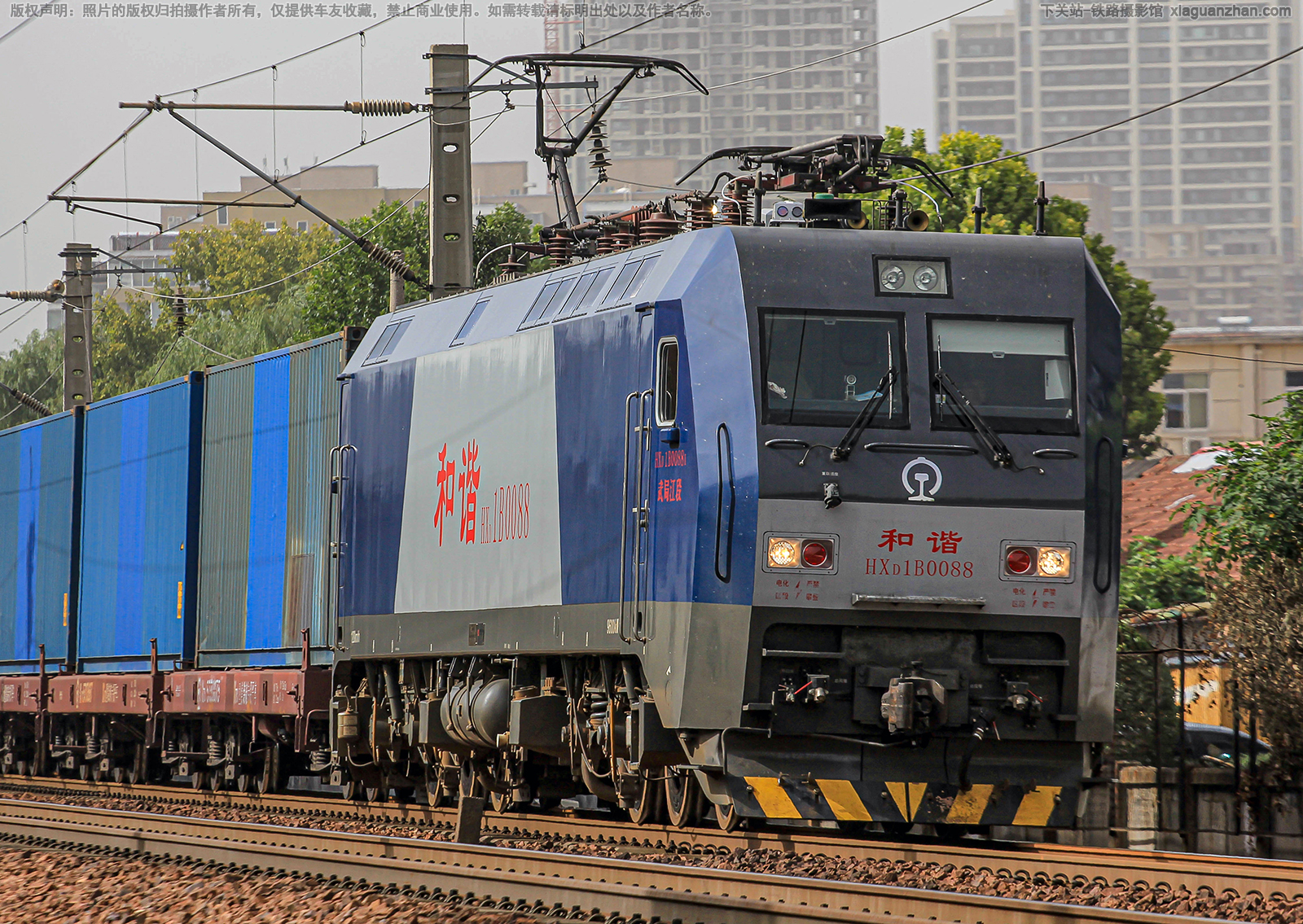 和谐电1B-0088 HXD1B-0088 武局江段 和谐电1B-0088 HXD1B-0088 武局江段