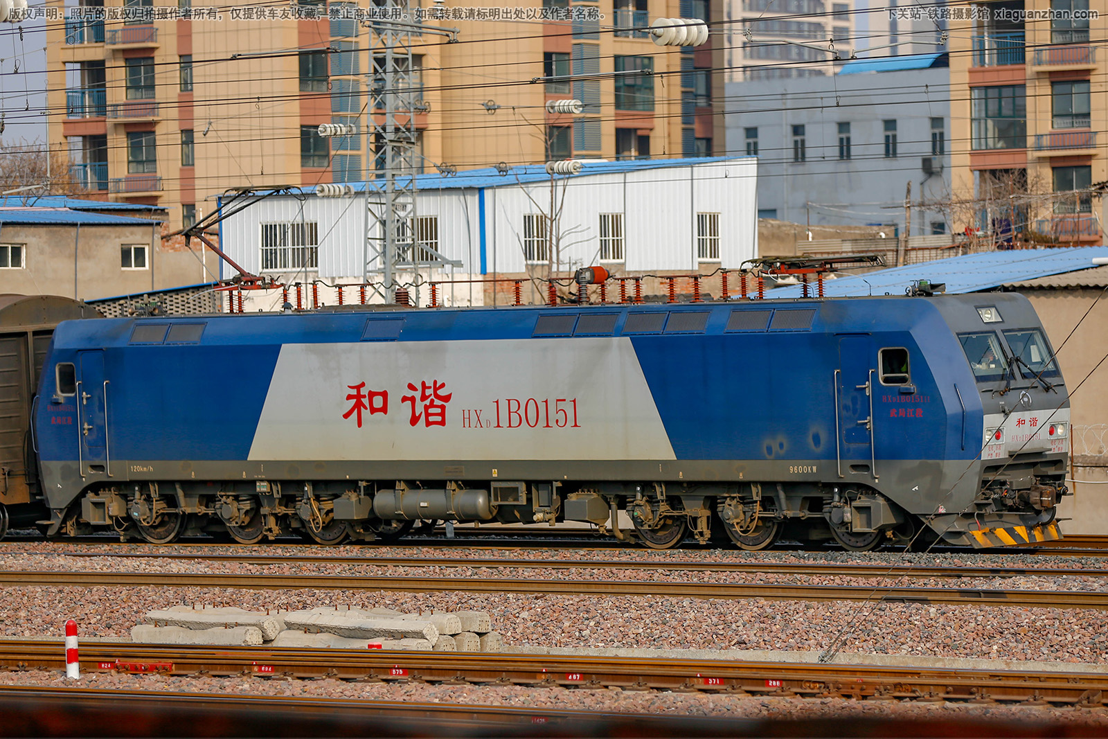 和谐电1B-0151 HXD1B-0151 武局江段 和谐电1B-0151 HXD1B-0151 武局江段